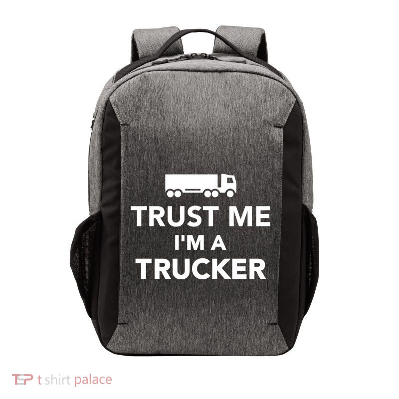 Trust Me I'm A Trucker Vector Backpack