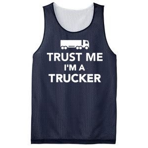 Trust Me I'm A Trucker Mesh Reversible Basketball Jersey Tank