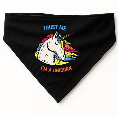Trust Me I'm A Unicorn USA-Made Doggie Bandana