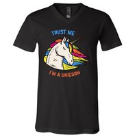 Trust Me I'm A Unicorn V-Neck T-Shirt