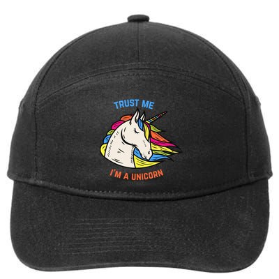 Trust Me I'm A Unicorn 7-Panel Snapback Hat