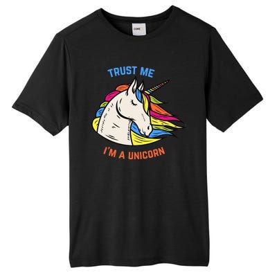 Trust Me I'm A Unicorn Tall Fusion ChromaSoft Performance T-Shirt