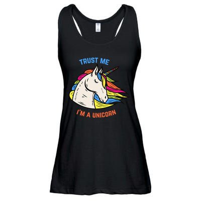 Trust Me I'm A Unicorn Ladies Essential Flowy Tank