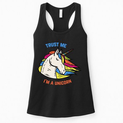 Trust Me I'm A Unicorn Womens Tank Top