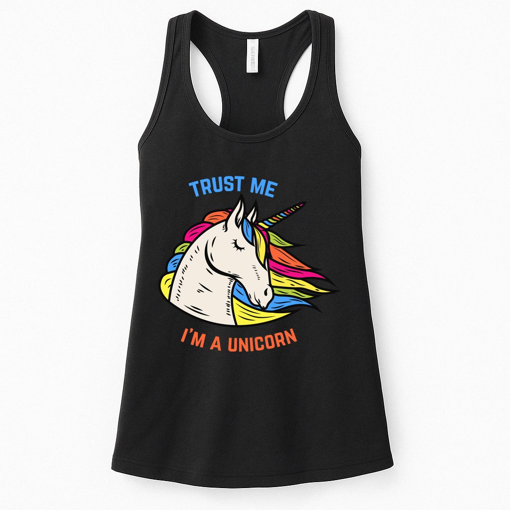 Trust Me I'm A Unicorn Womens Tank Top