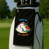 Trust Me I'm A Unicorn Golf Towel