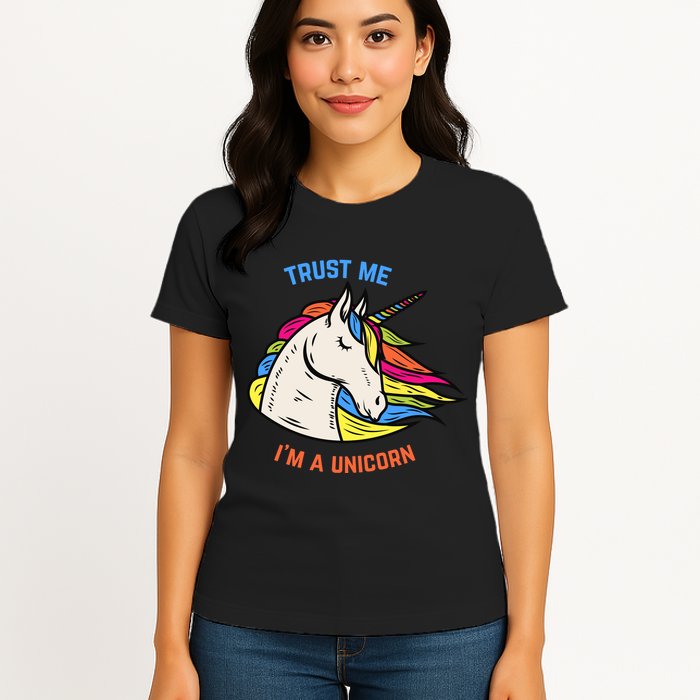 Trust Me I'm A Unicorn Womens T-Shirt