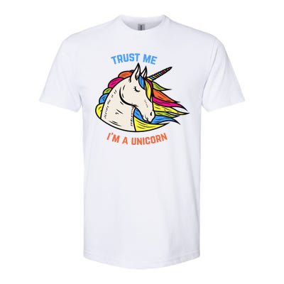 Trust Me I'm A Unicorn Softstyle CVC T-Shirt