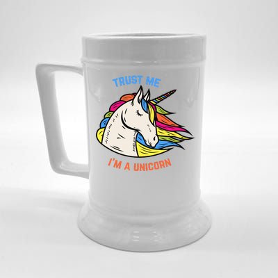 Trust Me I'm A Unicorn Beer Stein