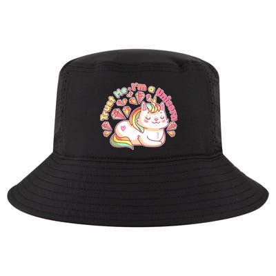 Trust Me I'm A Unicorn Cat Cool Comfort Performance Bucket Hat