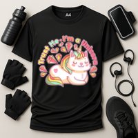Trust Me I'm A Unicorn Cat Performance Shirt