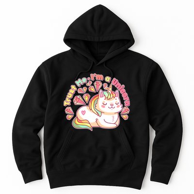 Trust Me I'm A Unicorn Cat Hoodie
