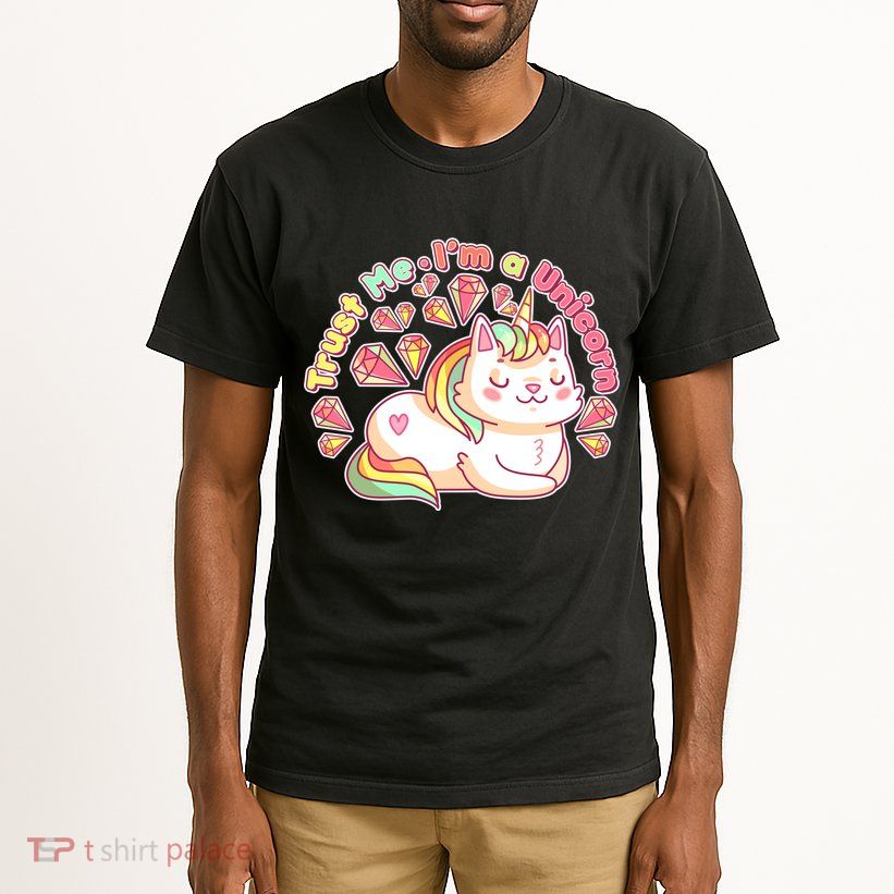 Trust Me I'm A Unicorn Cat Tall T-Shirt