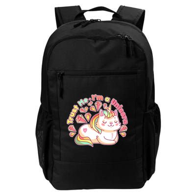 Trust Me I'm A Unicorn Cat Backpack