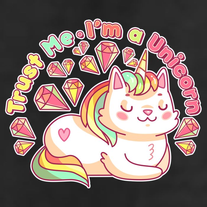 Trust Me I'm A Unicorn Cat Tumbler