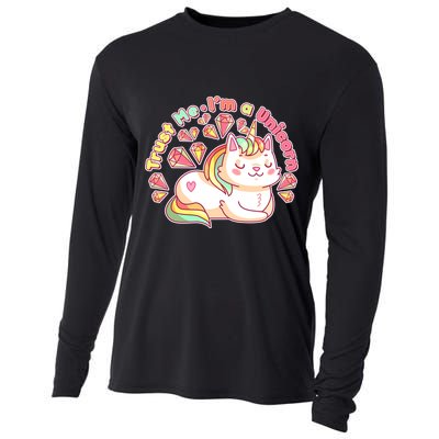 Trust Me I'm A Unicorn Cat Cooling Performance Long Sleeve Crew