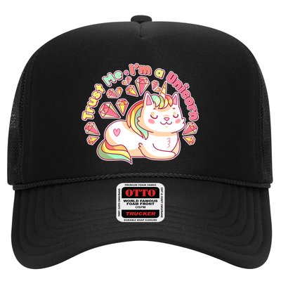Trust Me I'm A Unicorn Cat Trucker Hat