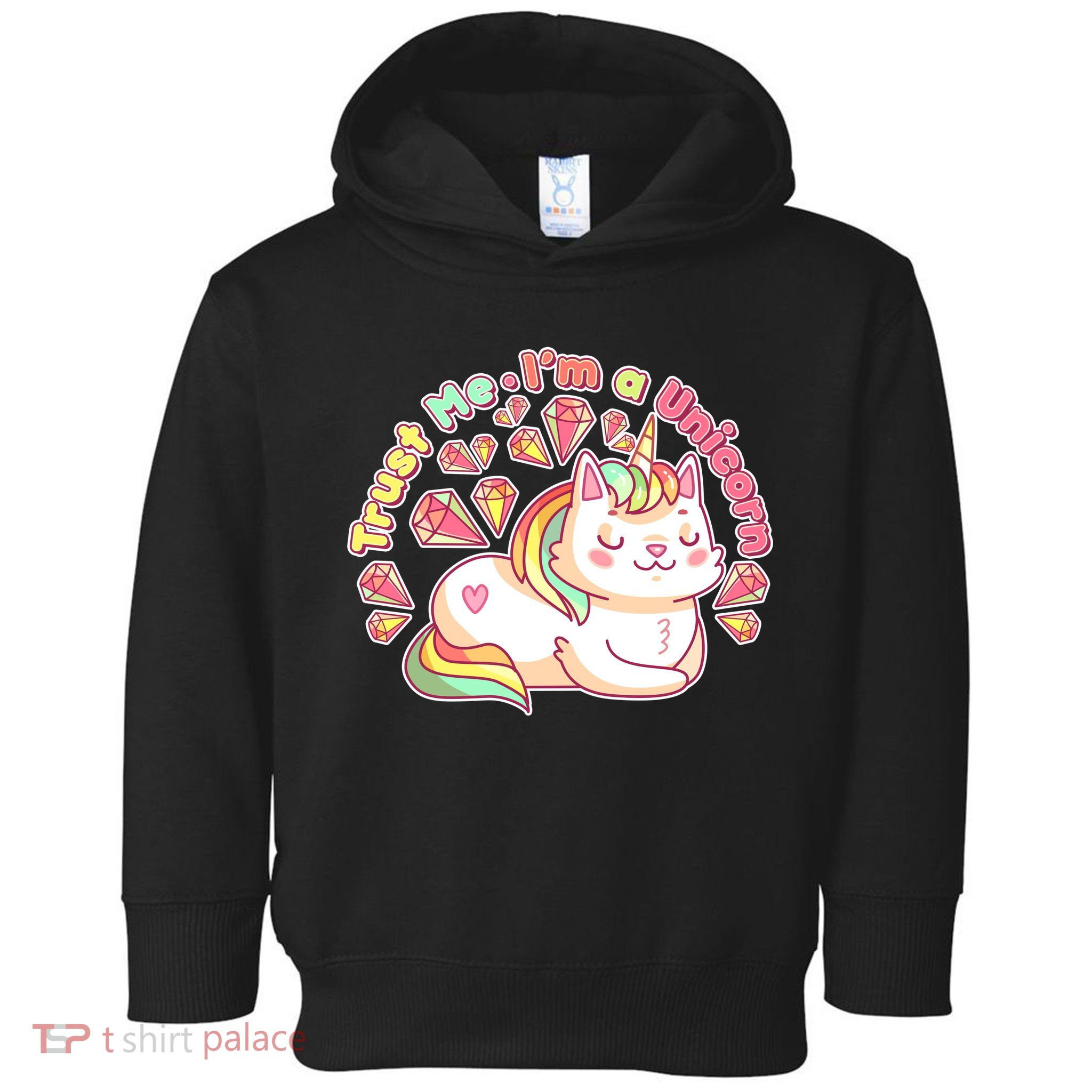 Trust Me I'm A Unicorn Cat Toddler Hoodie