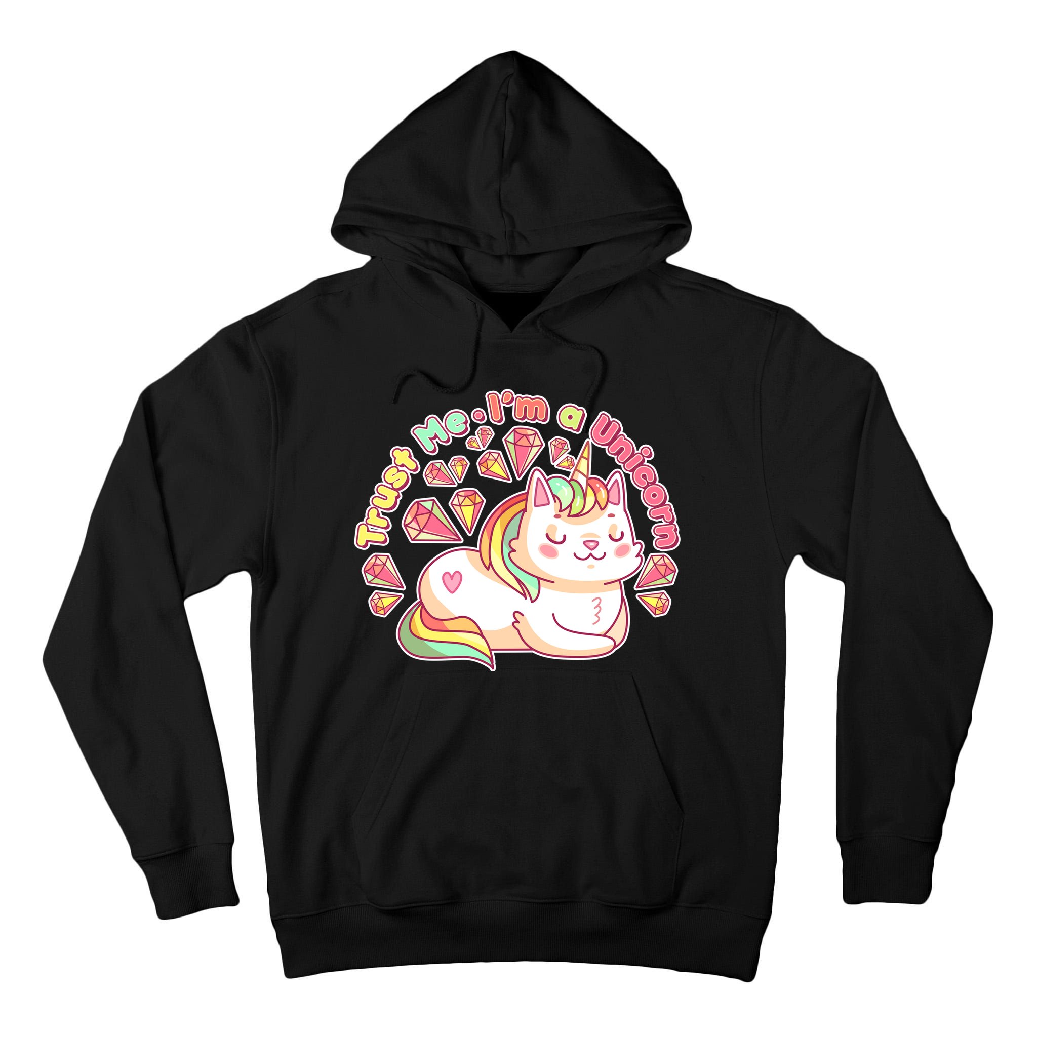 Trust Me I'm A Unicorn Cat Tall Hoodie