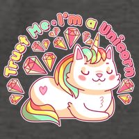 Trust Me I'm A Unicorn Cat Vector Backpack