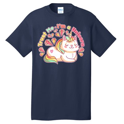 Trust Me I'm A Unicorn Cat Tall T-Shirt