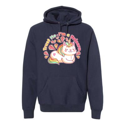 Trust Me I'm A Unicorn Cat Premium Hoodie