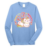 Trust Me I'm A Unicorn Cat Long Sleeve Shirt