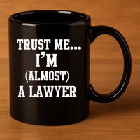 Trust Me I'm Almost A Lawyer 11oz C Handle Ceramic Mug