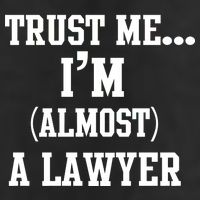 Trust Me I'm Almost A Lawyer Golf Towel