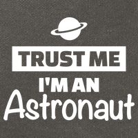 Trust Me I'm An Astronaut Cotton Canvas Backpack