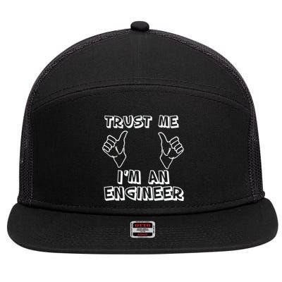 Trust Me I'm An Engineer 7 Panel Mesh Trucker Snapback Hat