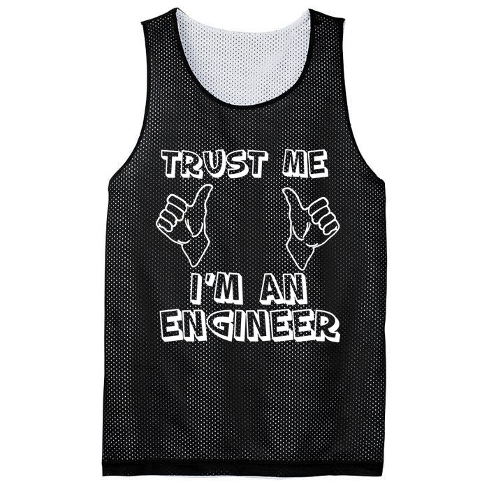 Trust Me I'm An Engineer Mesh Reversible Basketball Jersey Tank