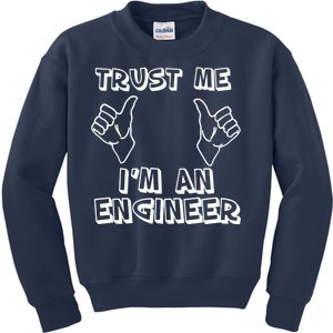 Trust Me I'm An Engineer Kids Sweatshirt