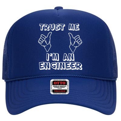 Trust Me I'm An Engineer High Crown Mesh Back Trucker Hat