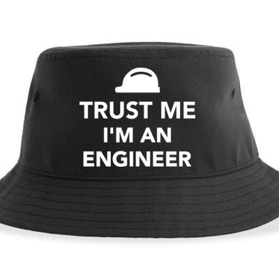 Trust Me I'm An Engineer Funny Sustainable Bucket Hat