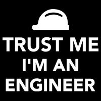 Trust Me I'm An Engineer Funny 16 in Basic Backpack