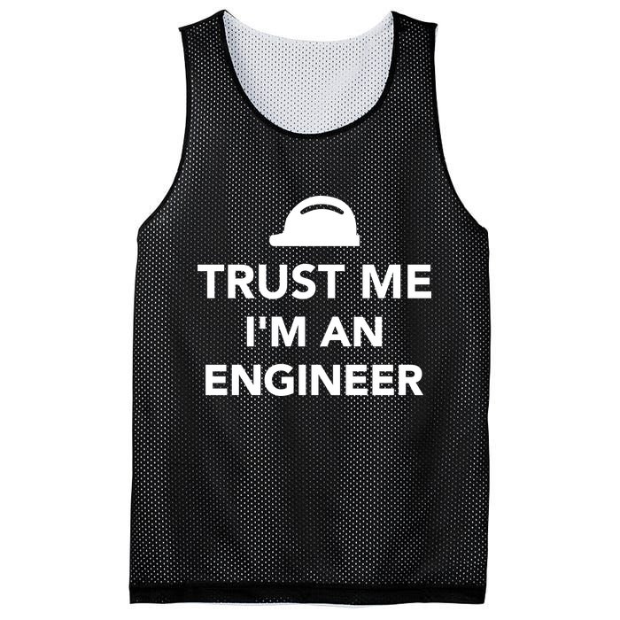 Trust Me I'm An Engineer Funny Mesh Reversible Basketball Jersey Tank