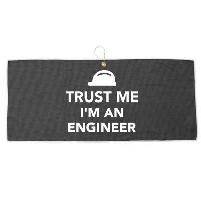 Trust Me I'm An Engineer Funny Large Microfiber Waffle Golf Towel