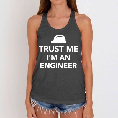 Trust Me I'm An Engineer Funny Women's Knotted Racerback Tank