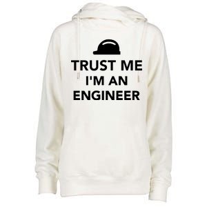 Trust Me I'm An Engineer Funny Womens Funnel Neck Pullover Hood