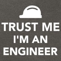 Trust Me I'm An Engineer Funny Cotton Canvas Backpack