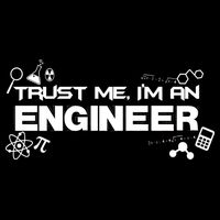 Trust Me I'm An Engineer Funny Job Title Stripe Pom Pom Beanie