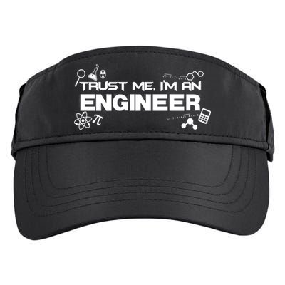 Trust Me I'm An Engineer Funny Job Title Adult Drive Performance Visor