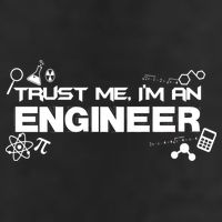 Trust Me I'm An Engineer Funny Job Title Adult Drive Performance Visor