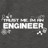 Trust Me I'm An Engineer Funny Job Title Vector Backpack
