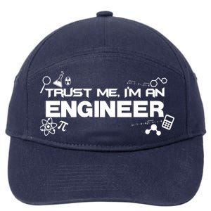 Trust Me I'm An Engineer Funny Job Title 7-Panel Snapback Hat