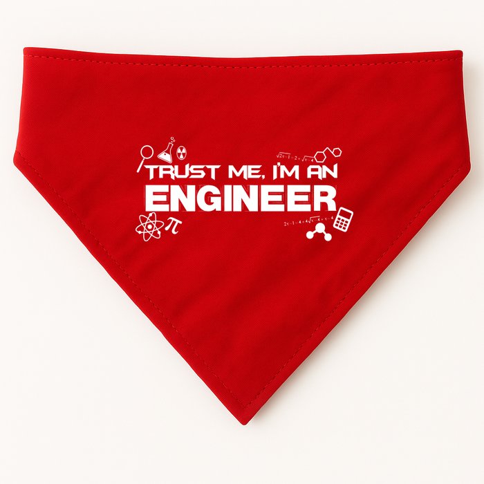 Trust Me I'm An Engineer Funny Job Title USA-Made Doggie Bandana