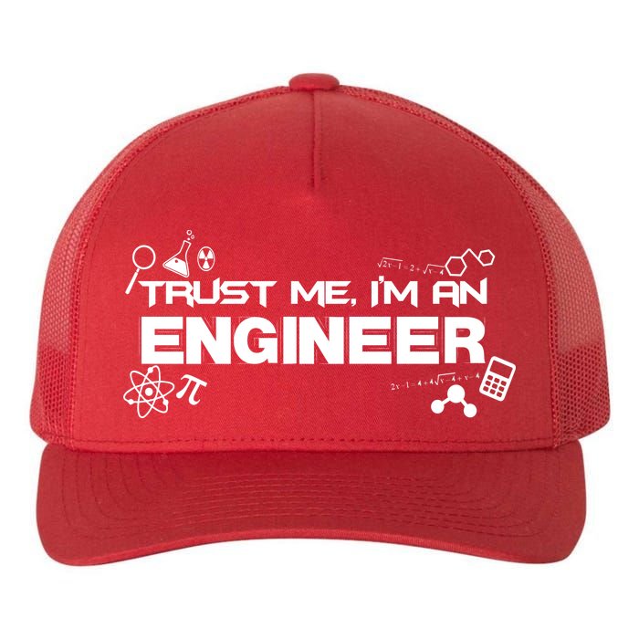 Trust Me I'm An Engineer Funny Job Title Yupoong Adult 5-Panel Trucker Hat