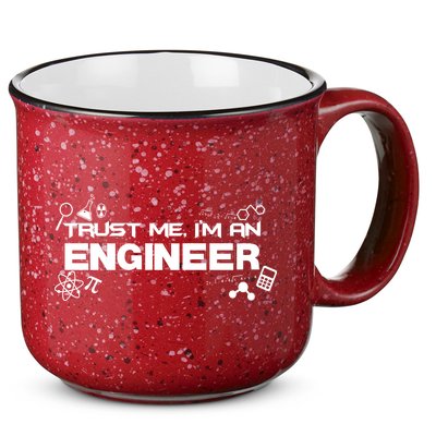 Trust Me I'm An Engineer Funny Job Title 15oz Campfire Ceramic Mug