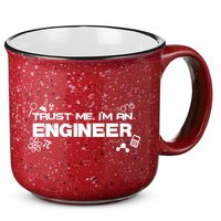 Trust Me I'm An Engineer Funny Job Title 15oz Campfire Ceramic Mug